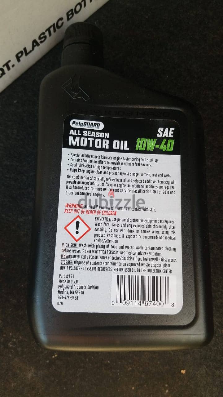 10/40 Oil made in USA 2