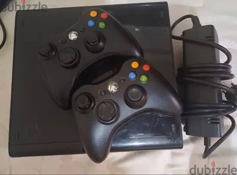 xbox 360 with 2 joystick 0