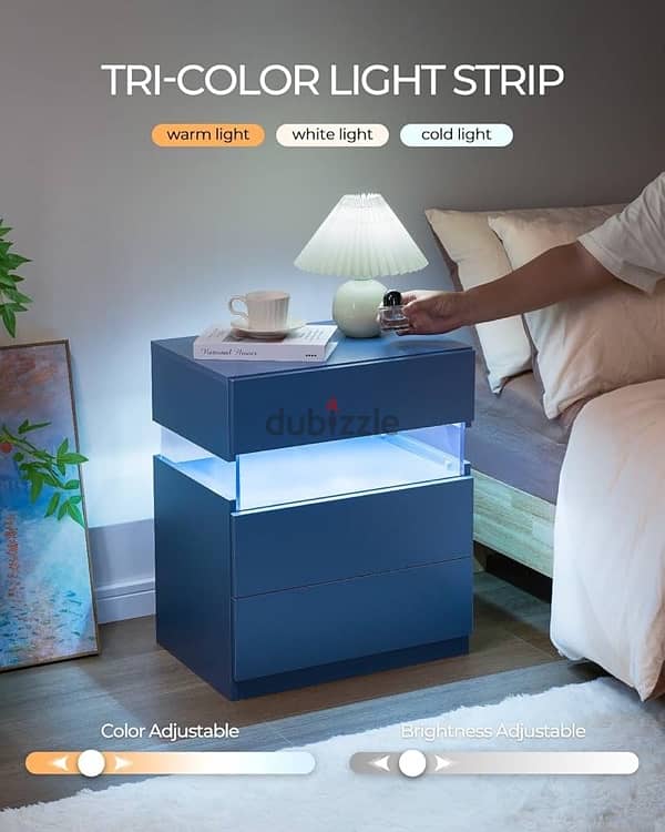 night stand with led light 3