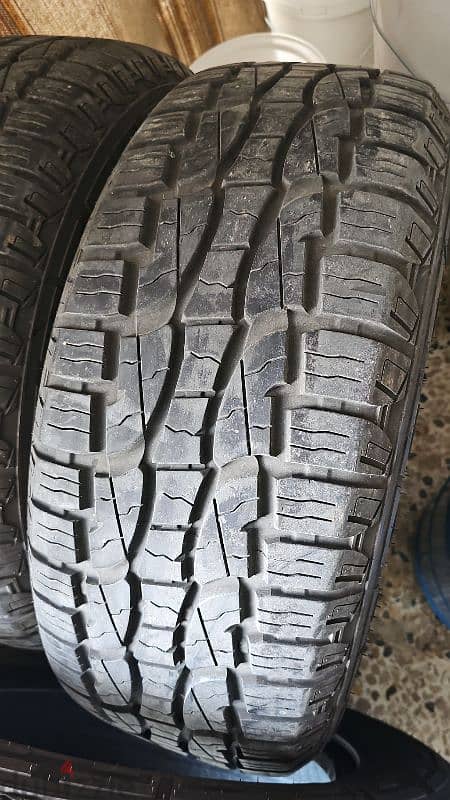 4 Linglong tyres 265 60/R18 like new 2