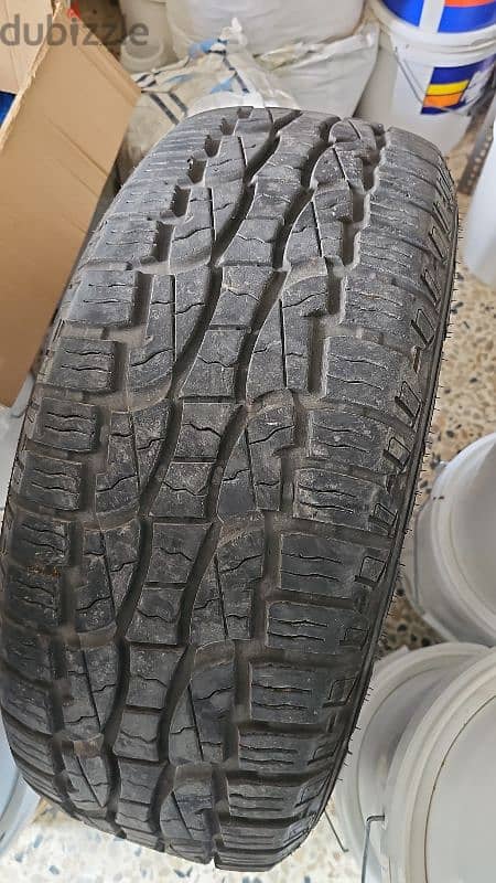 4 Linglong tyres 265 60/R18 like new 4