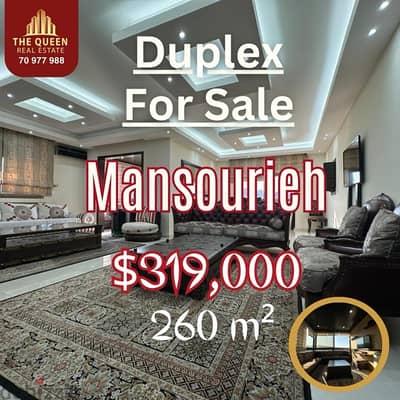 duplex in mansouryeh for sale Oppen