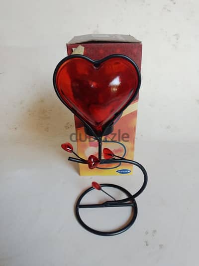 heart candel holder 22 cm