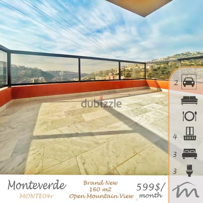 Monteverde | Brand New 3 Bedrooms Apartment | 4 Balconies | Open View