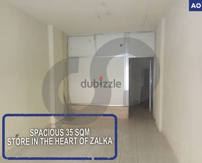 Spacious 35 SQM store in the heart of Zalka For rent REF#AO116228