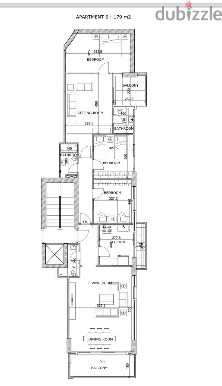 Hazmieh New Mar Takla/ PAYMENT FACILITIES Elegant Apartment for Sale 0