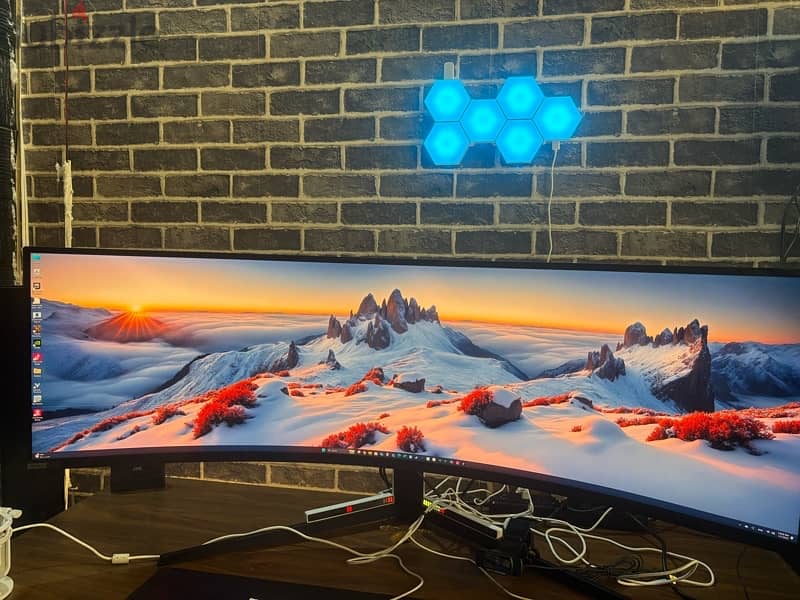 samsung odyssey g9 240hz 49 inch 4k white 1