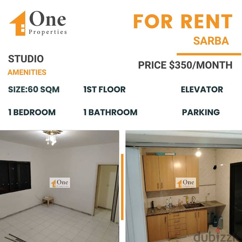 STUDIO FOR RENT IN SARBA 0