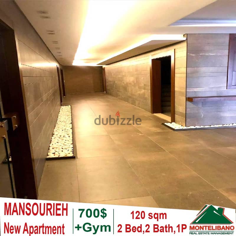 Brand New 120 sqm Apartment for rent in Mansourieh (Aylout) 0