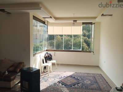 93 Sqm + 93 Sqm Roof | Apartment for sale in Bleibel | Mountain view