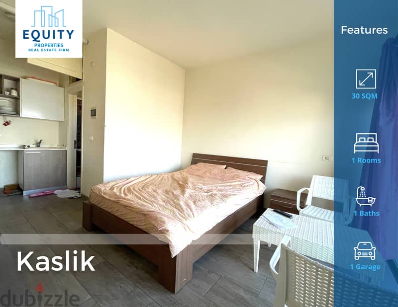 Furnished Studio For Rent In Kaslik شقة للإيجار #RK129458 0