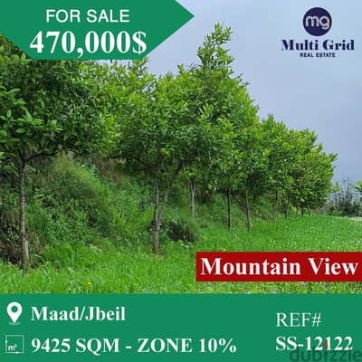 SS-12122 / Land for Sale in Maad Jbeil , أرض للبيع في معاد