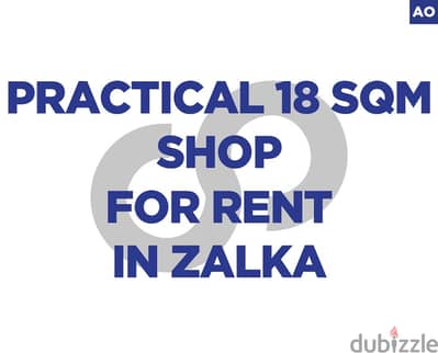 Practical 18 SQM shop for rent in Zalka REF#AO116264