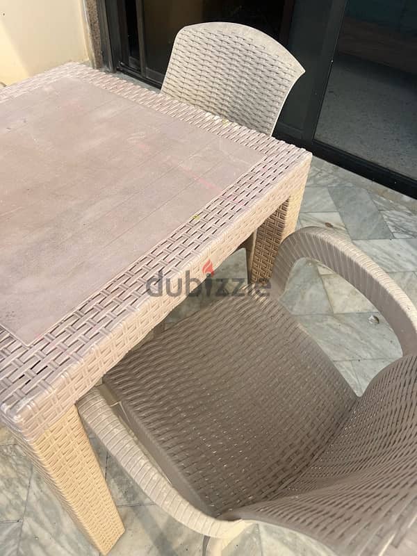 Outdoor Table & Chairs for Garden or Balcony 5