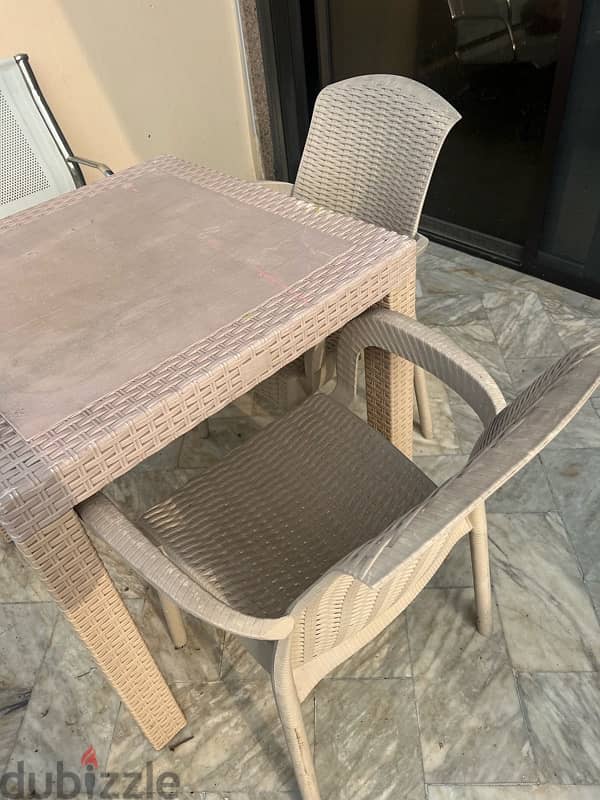 Outdoor Table & Chairs for Garden or Balcony 7