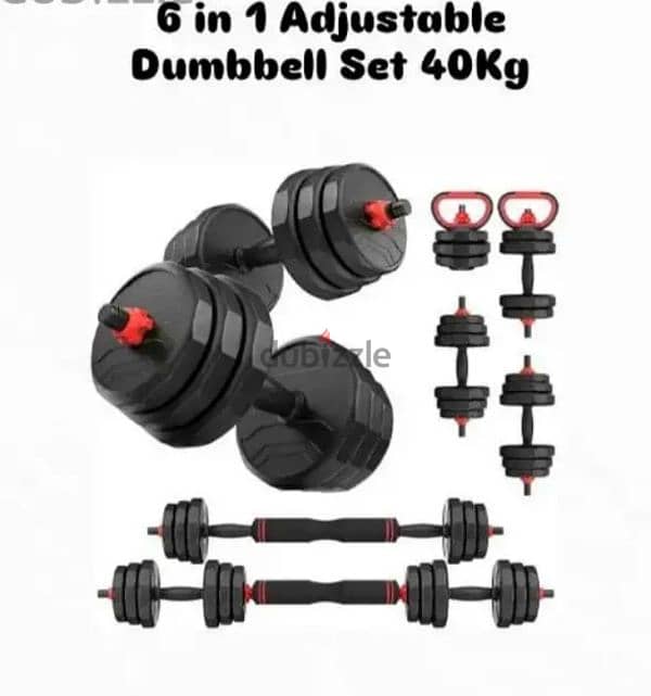 Adjustable Dumbbells 40Kg 0