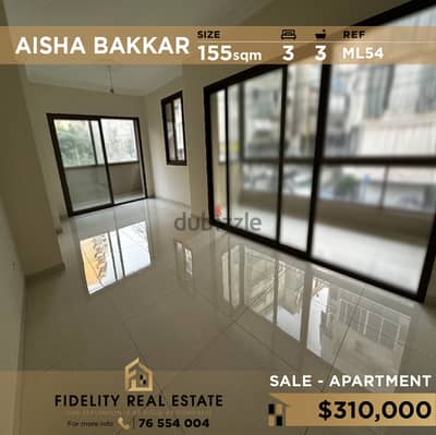 Apartment for sale in Aisha Bakkar ML54