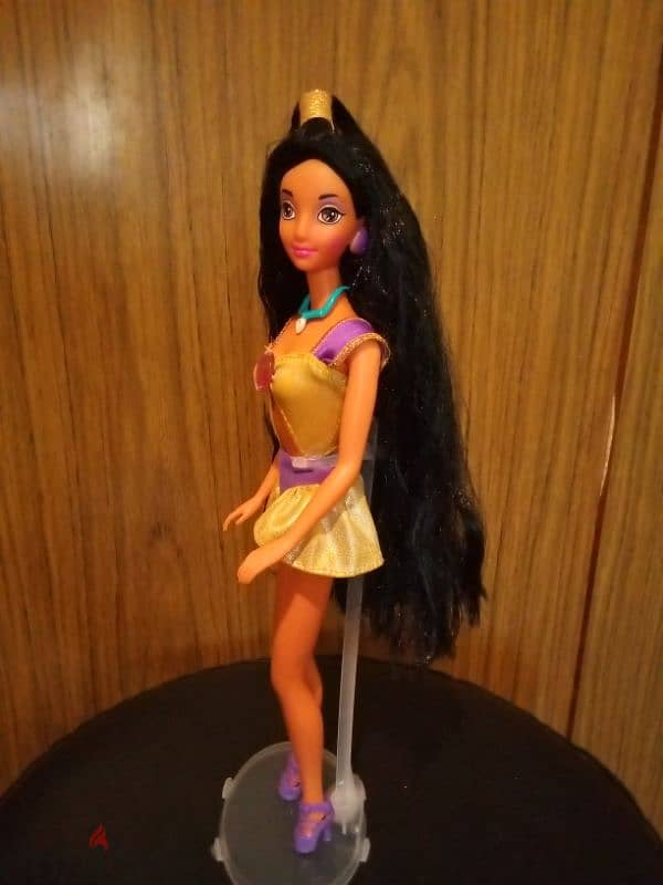 WATER JEWEL MAGIC PRINCESS JASMINE Aladdin Disney Rare Great doll 1993 6