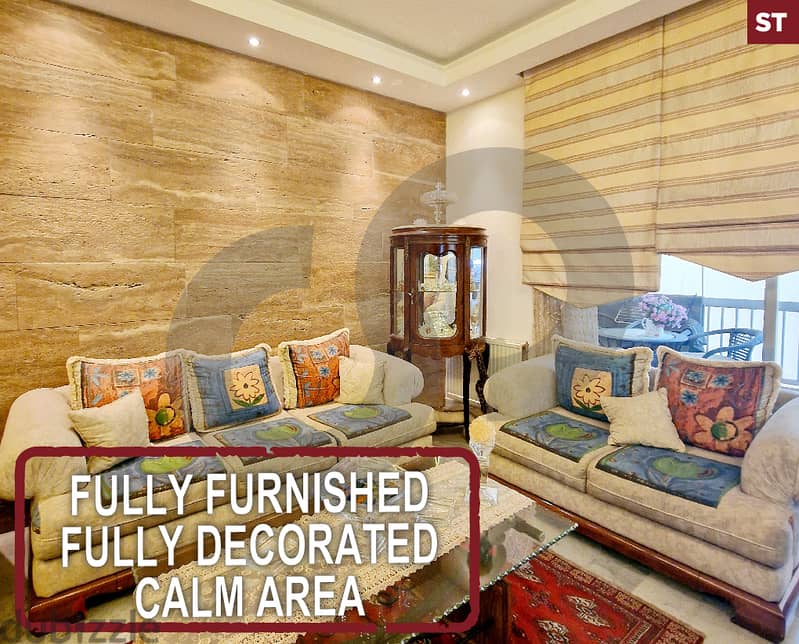 FULLY FURNISHED, FULLY DECORATED, Calm Area-Ghazir/غزير REF#ST116299 0