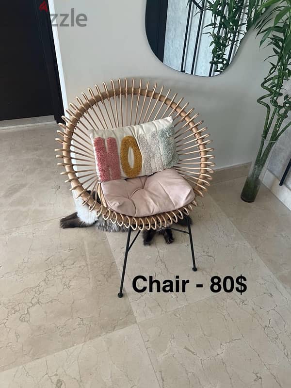 rattan single chair 0