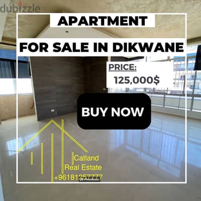 Apartment for sale in Dikwane شقة للبيع في الدكوانة $125,000