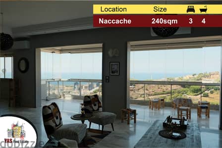 Naccache 240m2 | Terrace | Well Maintained | Luxury Decorated |View|PA