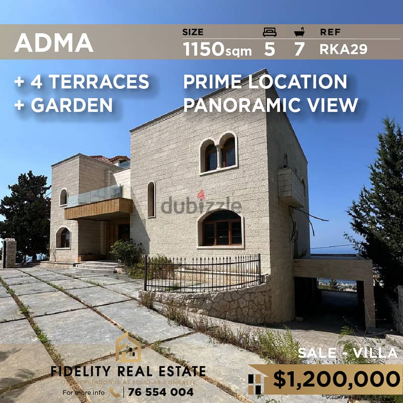 Villa for sale in Adma RKA29 فيلا للبيع في أدما 0