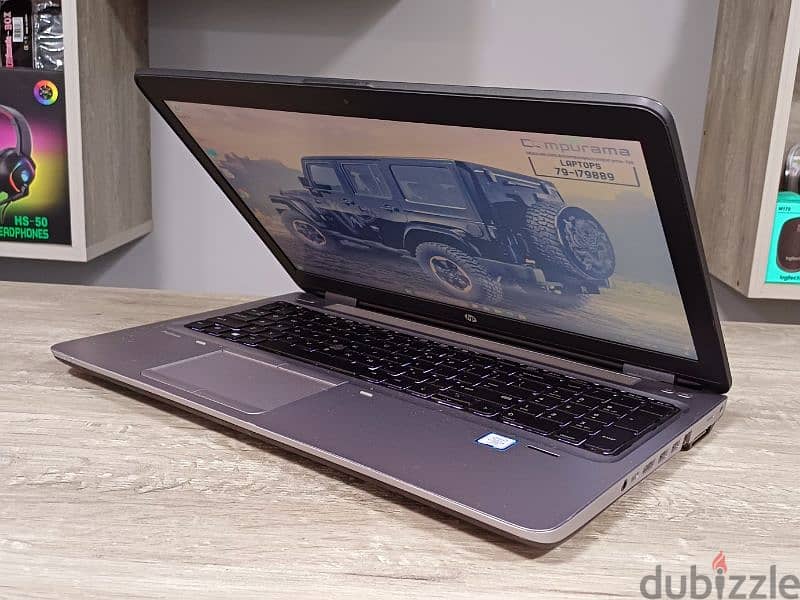 HP PROBOOK - VGA 2 GB - 16 GB RAM - CORE I7 - BACKLIT - FINGERPRINT 8