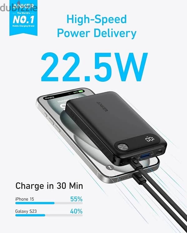 Anker A1257 10k,22.5w original new power bank 2