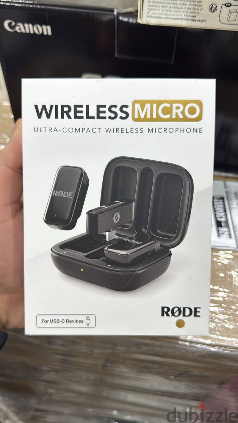 Rode Wireless Micro ultra-compact wireless microphone for usb-c devic 0