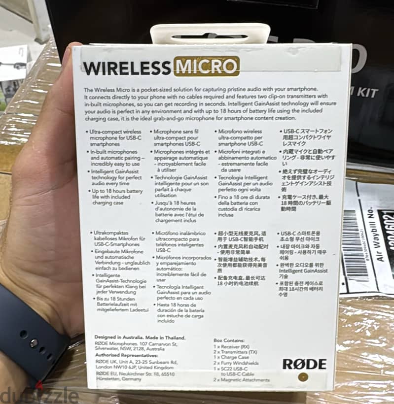 Rode Wireless Micro ultra-compact wireless microphone for usb-c devic 1