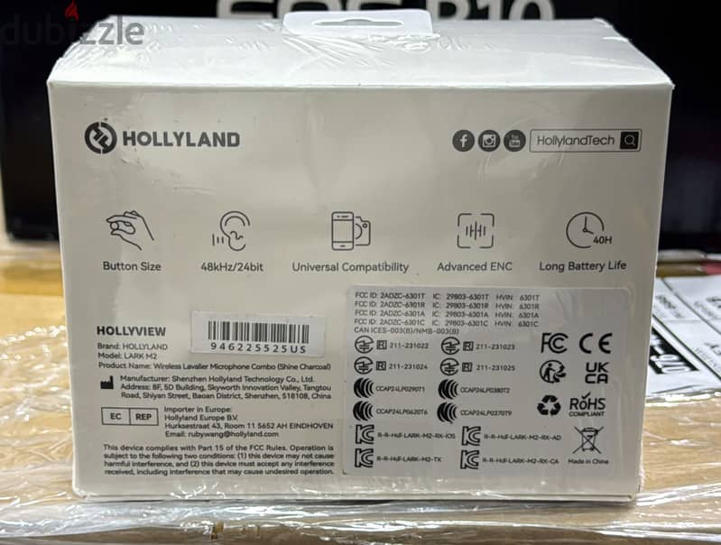 HollyLand Lark M2 wireless Lavalier Microphone great & new offer 1