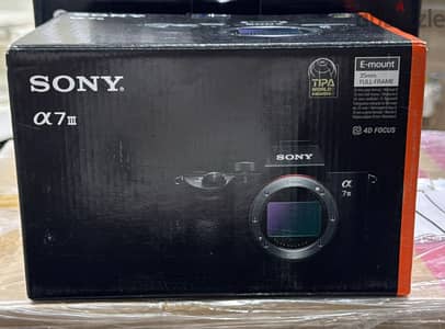 Sony A7 III body camera great & original price