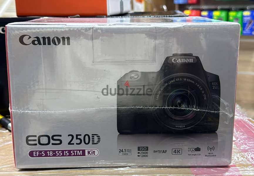 Canon Camera EOS 250D EF-S 18-55 IS STM Kit 0