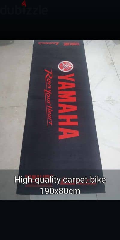 Carpet for motorcycles