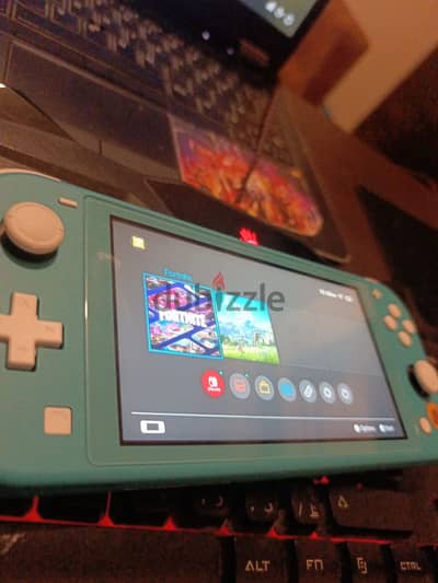 Nintendo switch lite used 3 time just like new perfect good condition