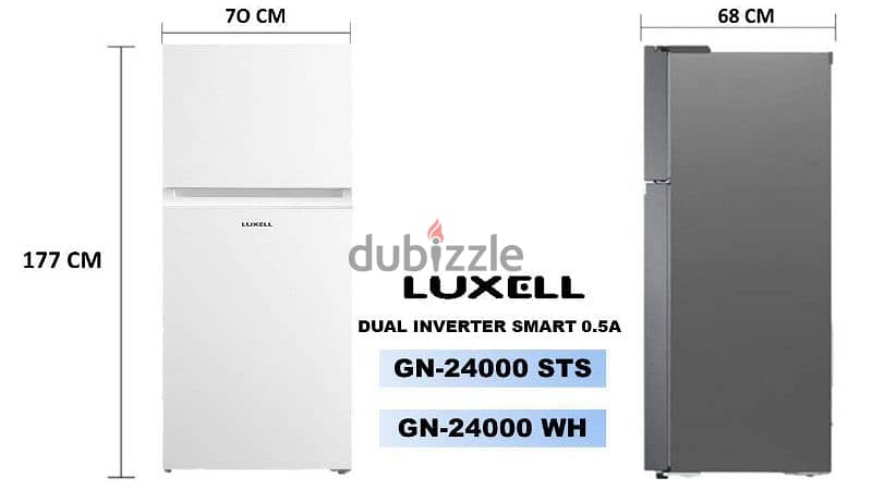 Refrigerator Luxell 24ft Inverter براد لوكسل إنفرتر 2