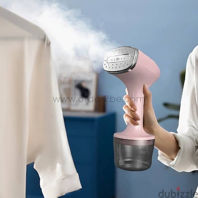 Portable Garment Steamer, Quick-Heat for Wrinkle-Free Clothes 0