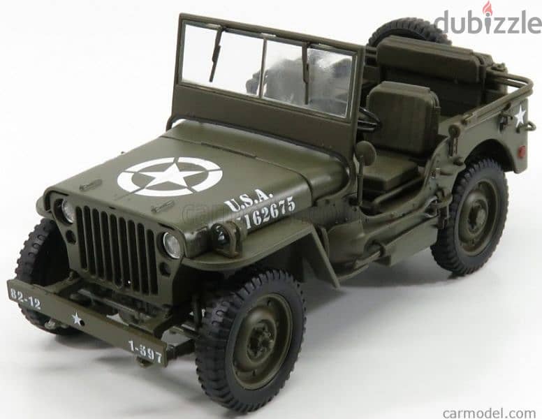 Jeep Willys 1941 diecast car model 1;18. 0