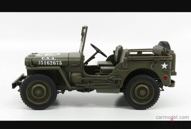 Jeep Willys 1941 diecast car model 1;18. 1