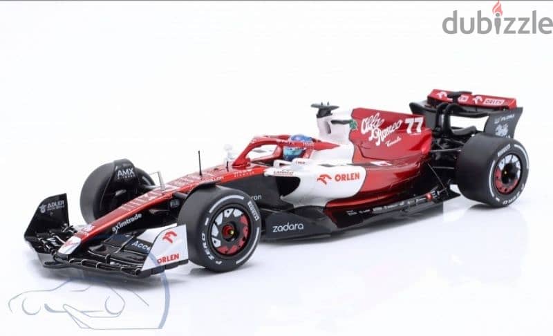 V. Bottas Alfa Romeo C42 (2022) diecast car model 1;18. 1