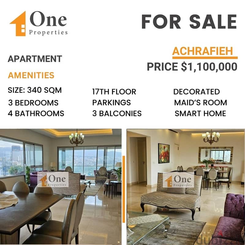 SMART HOME FOR SALE IN ACHRAFIEH 0