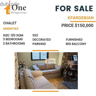 CHALET FOR SALE IN KFARDEBIAN