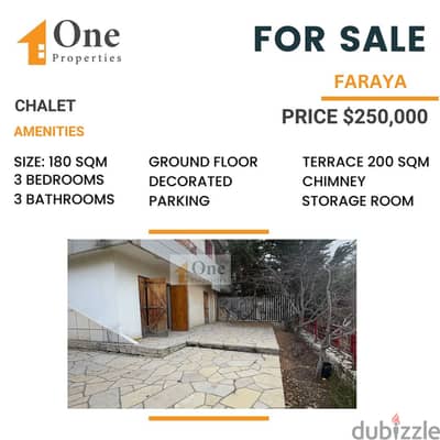 CHALET FOR SALE IN FARAYA