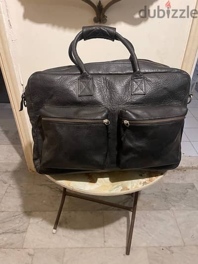 leather bag black brand new