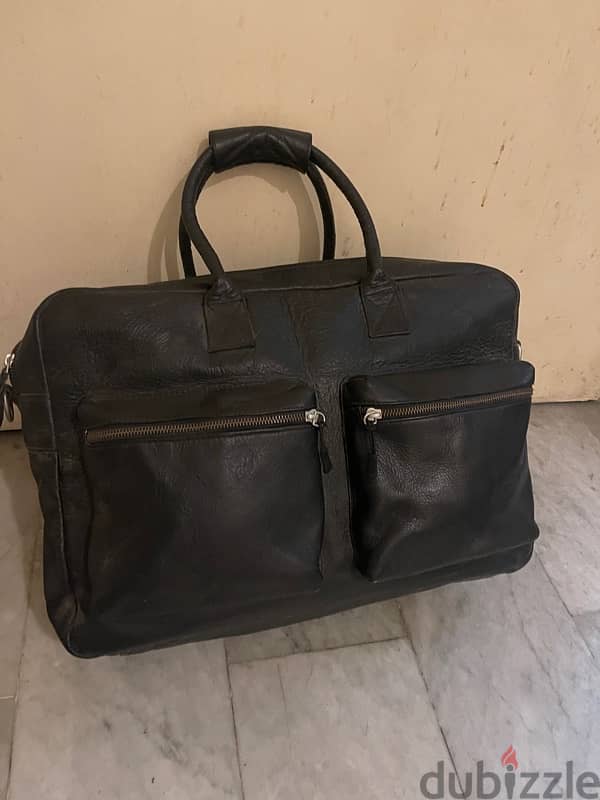 leather bag black brand new 7