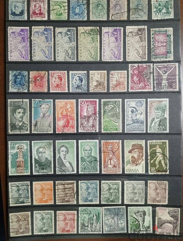 SPANISH USED STAMPS 0