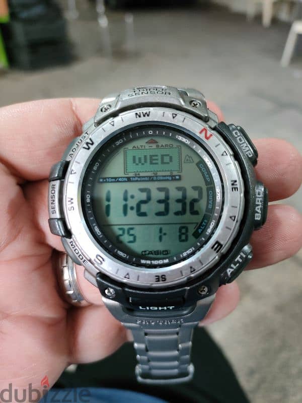 CASIO PRO TREK PRG 40T-7 7