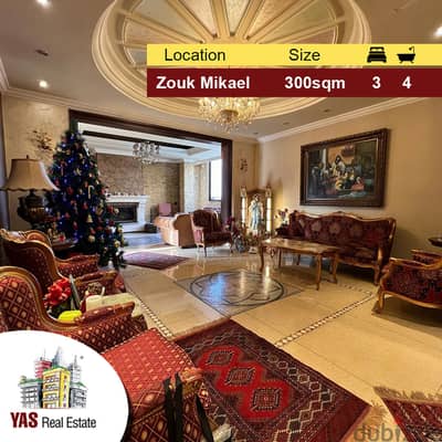 Zouk Mikael 300m2 | 35m2 Terrace | Prime Location | Calm street | EH |