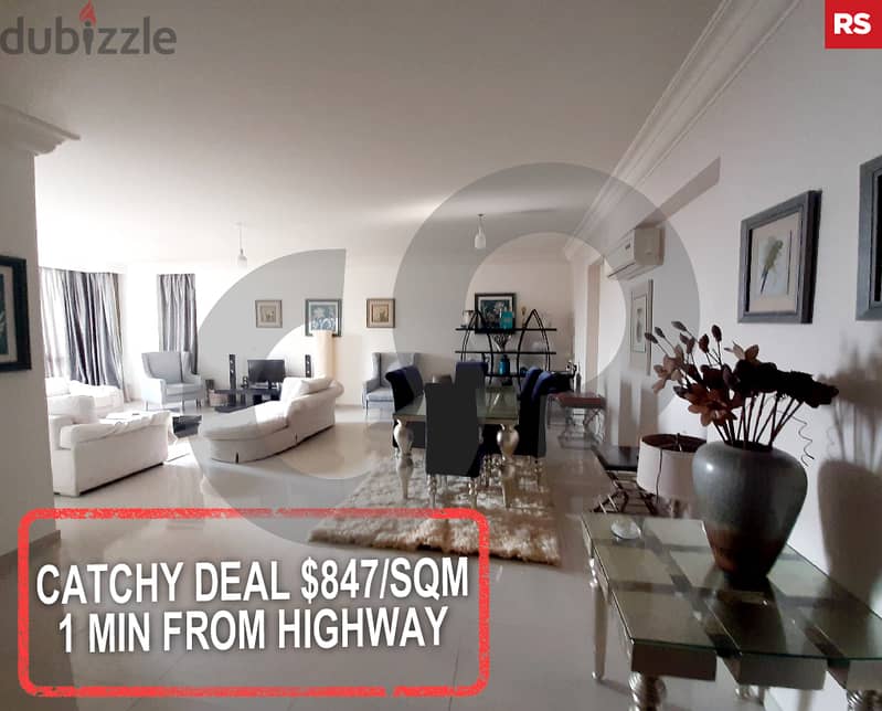 230 sqm apartment for sale in Dbayeh ,$847/sqm REF#RS116328 0